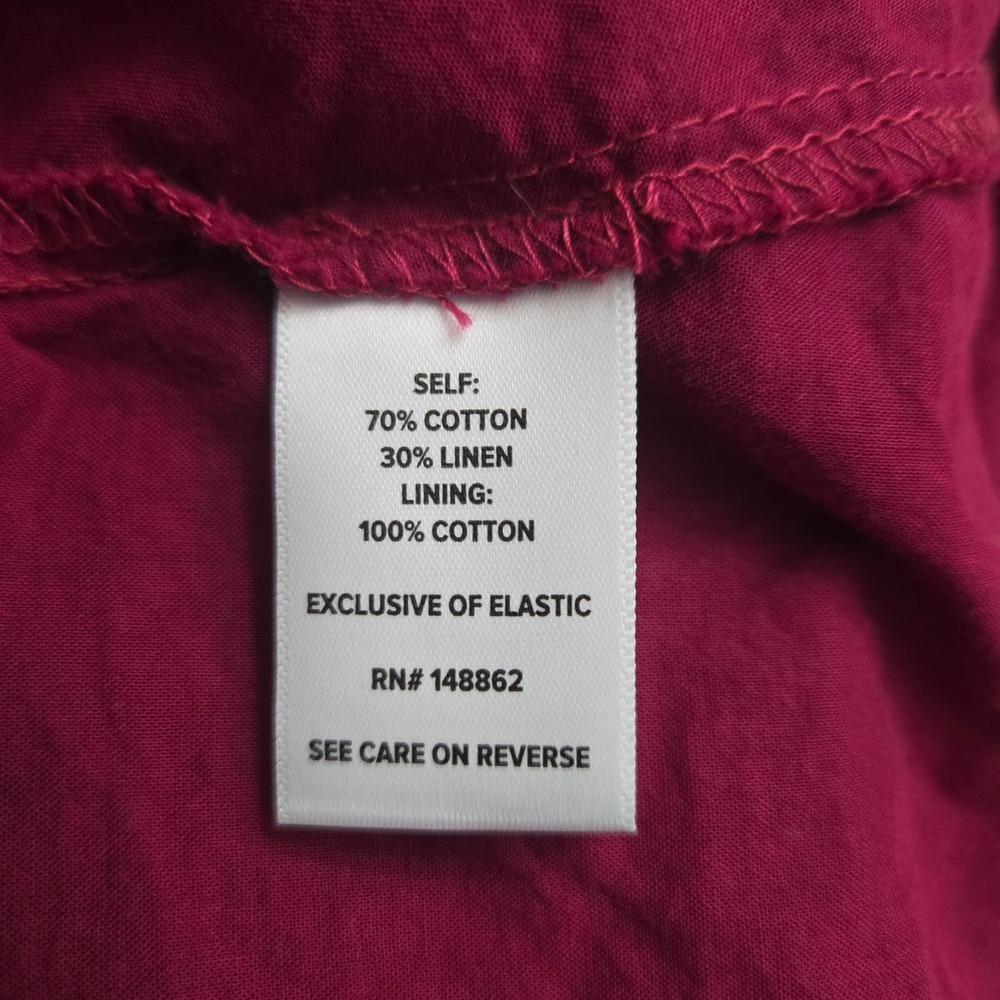 Belle Isle by Torrid Linen Blend Maxi Dress Size 3X Tiered Smocked Euro Summer - Picture 7 of 12
